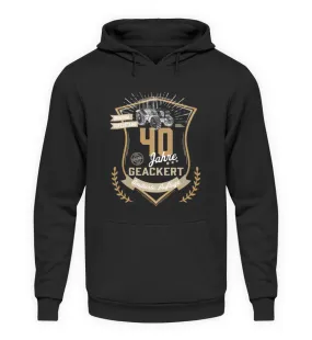 40 Jahre geackert - Geburtstag Landwirt  - Unisex Kapuzenpullover Hoodie