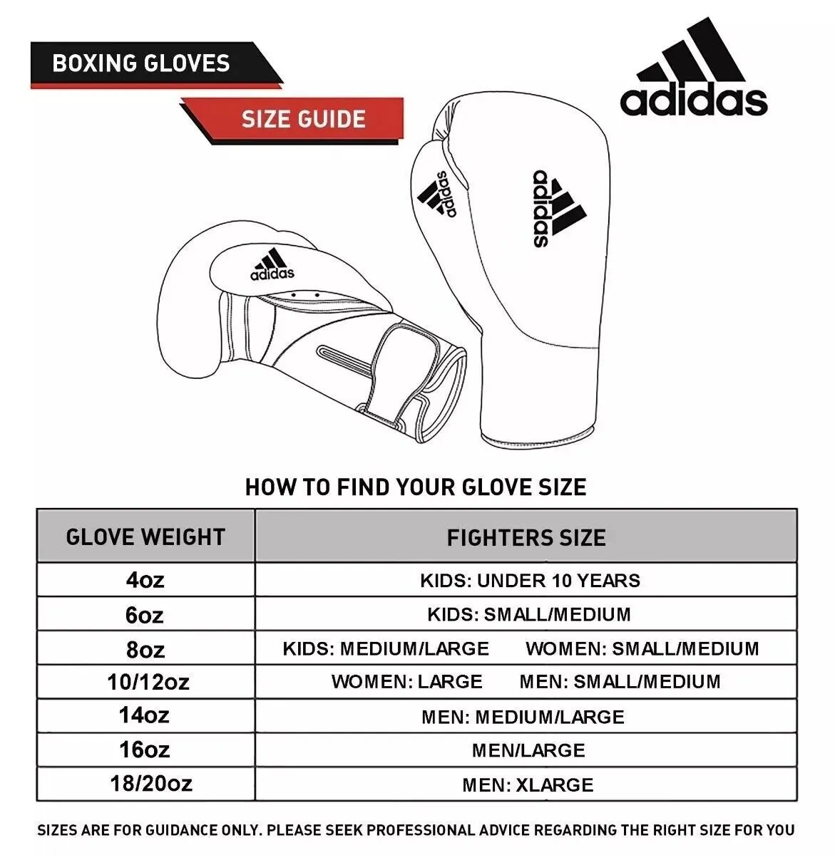 adidas AdiSpeed 500 Pro Lace Boxing Gloves