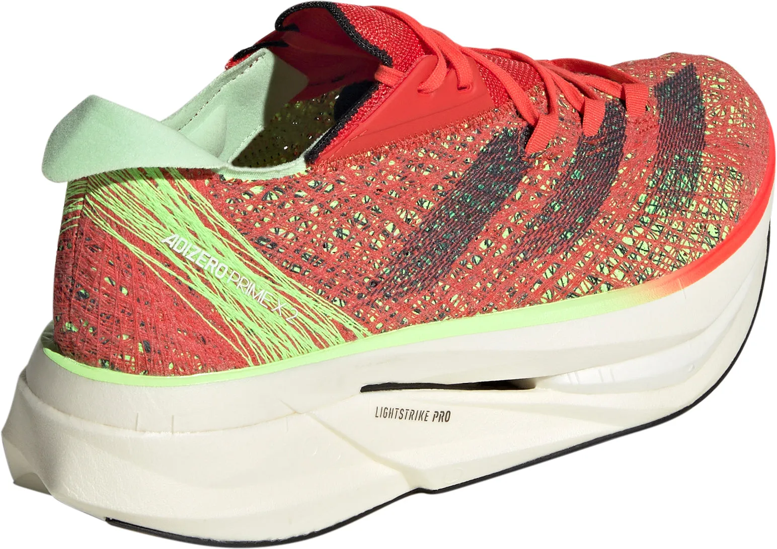 Adidas Red Adizero Prime X 2.0 Strung Running Shoes with Optimal Performance