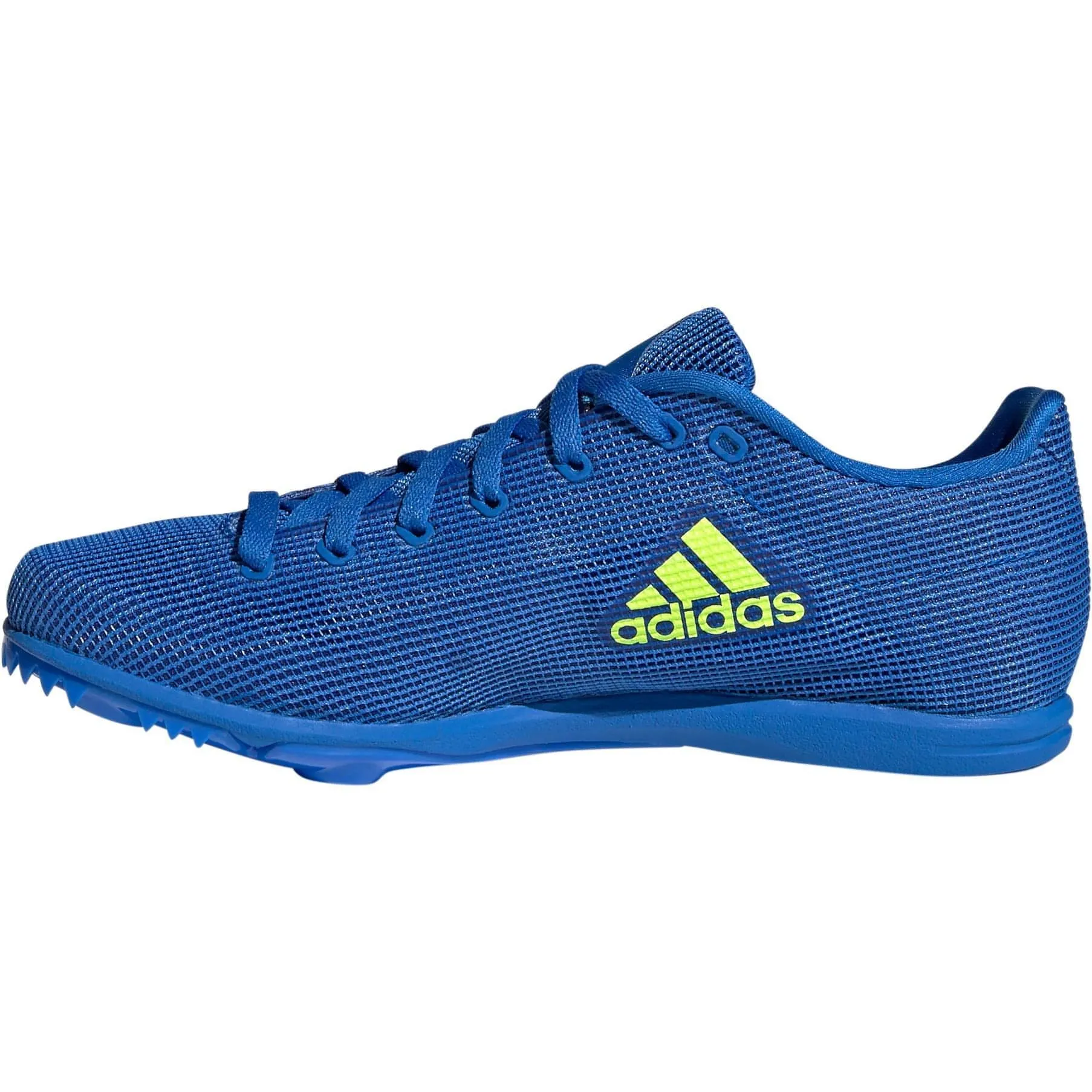 Blue Adidas Allroundstar Junior Running Spikes - Enhanced Performance Track Shoes