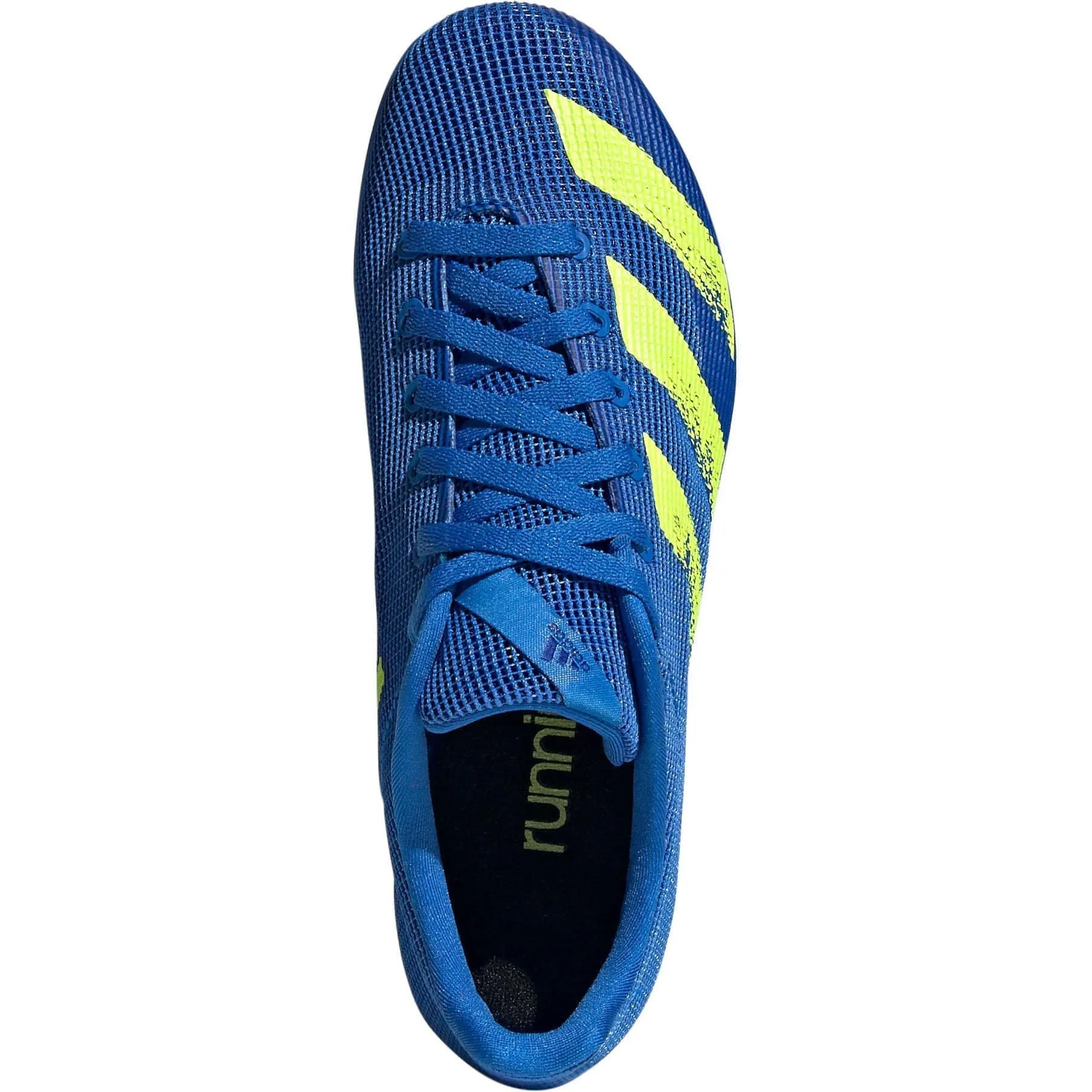 Blue Adidas Allroundstar Junior Running Spikes - Enhanced Performance Track Shoes