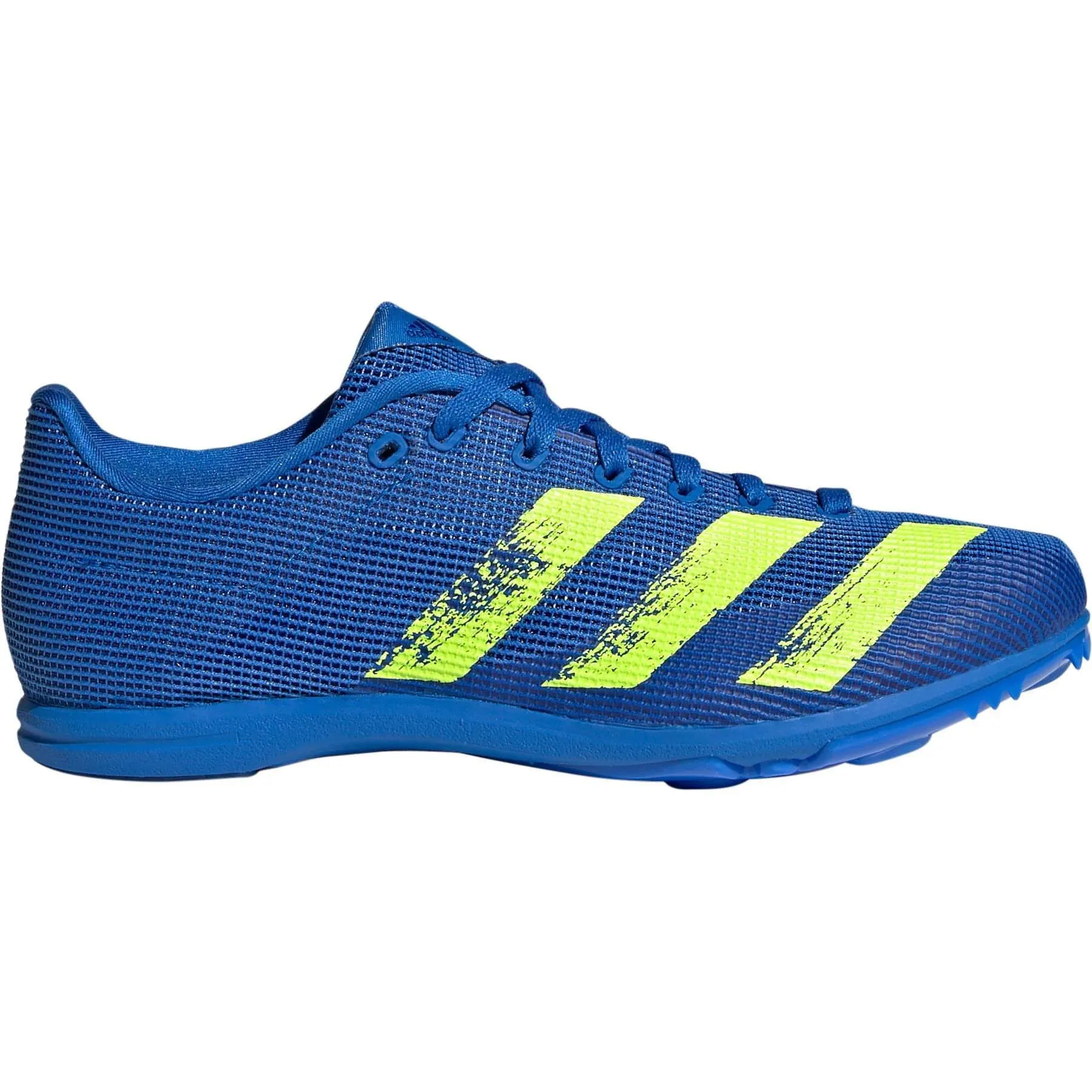 Blue Adidas Allroundstar Junior Running Spikes - Enhanced Performance Track Shoes