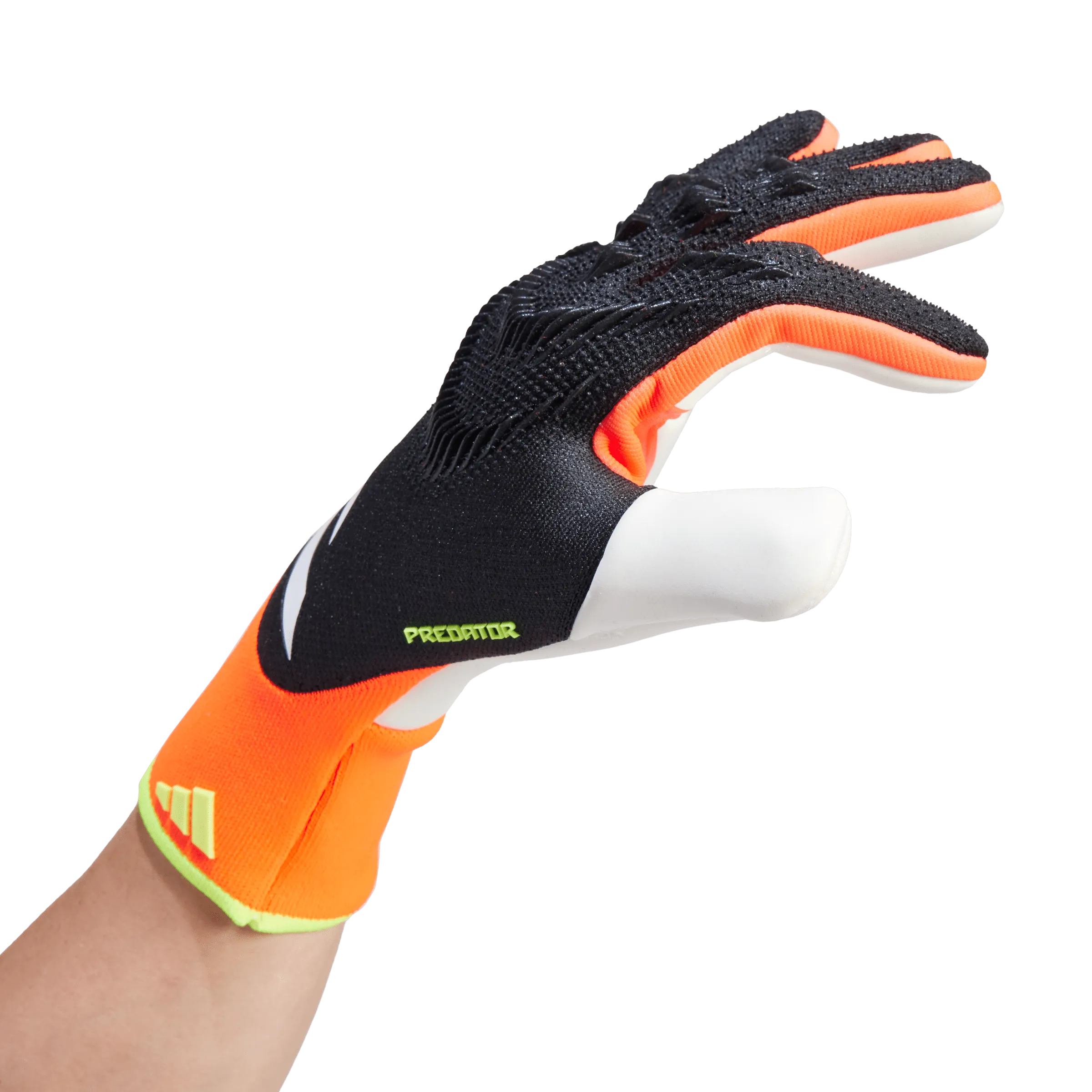 Adidas Predator Pro Goalkeeper Gloves - Black Solar Red Yellow