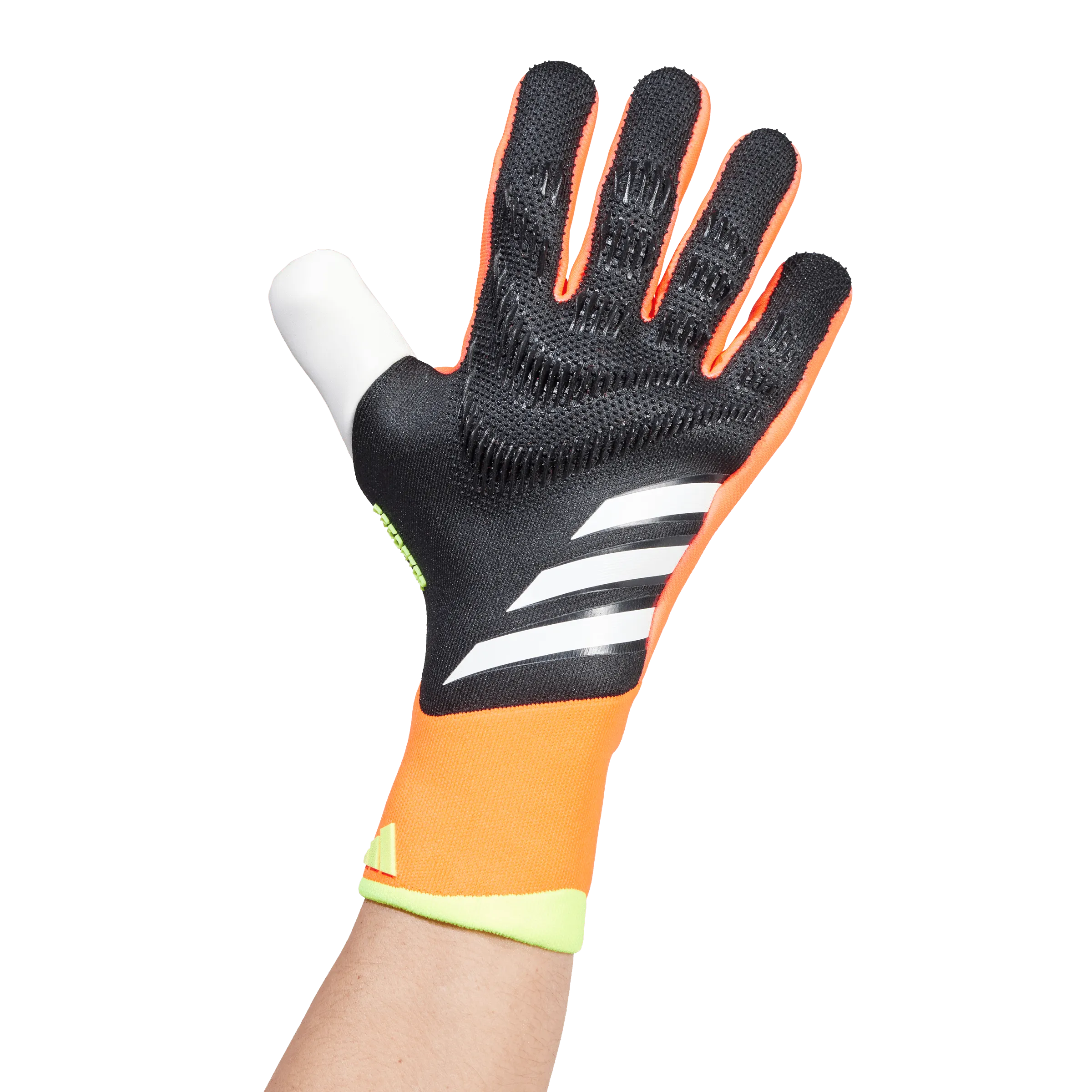 Adidas Predator Pro Goalkeeper Gloves - Black Solar Red Yellow