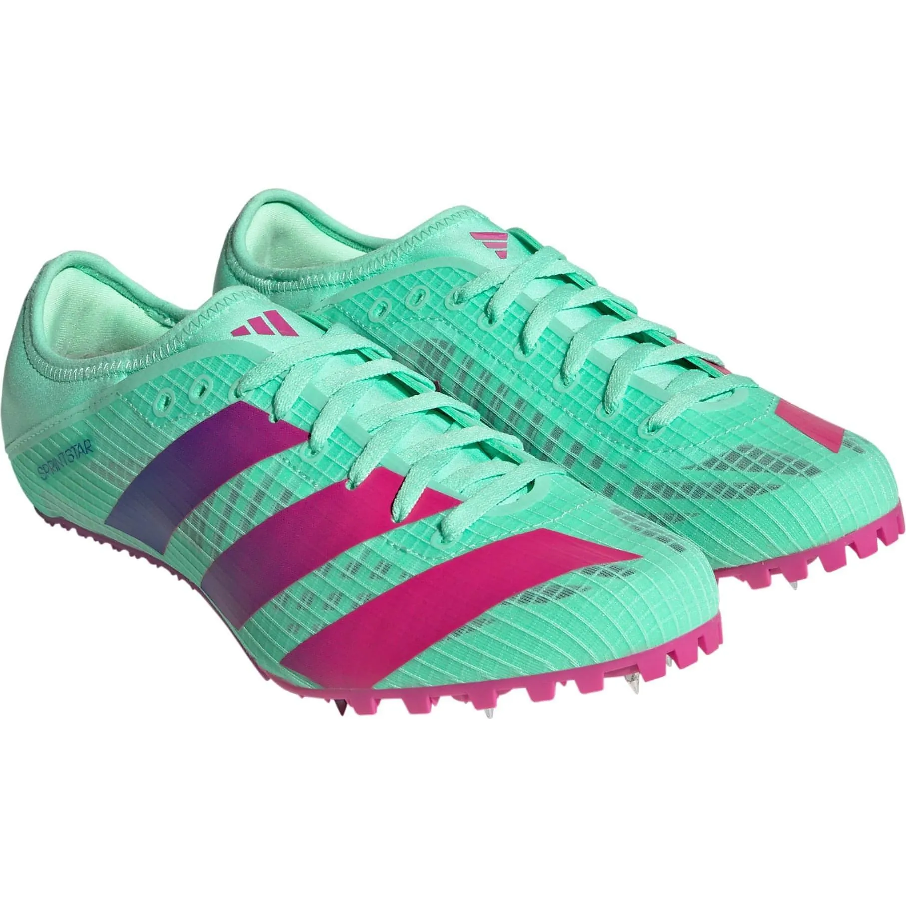 adidas Sprintstar Running Spikes - Green