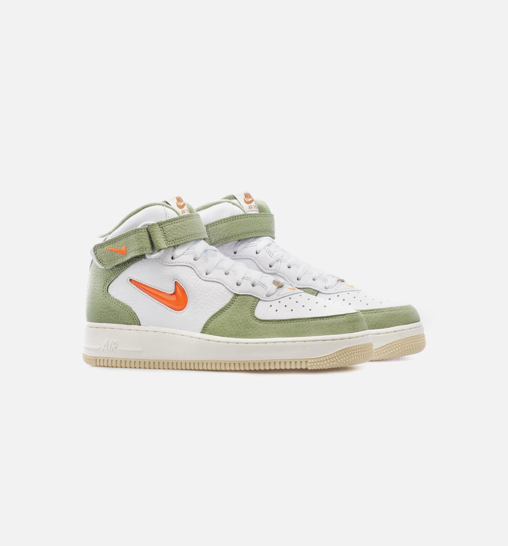 Air Force 1 Mid '07 Mens Lifestyle Shoe - Green/Orange