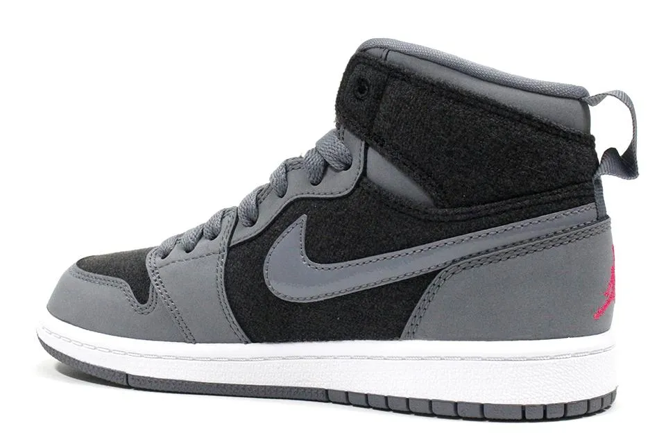 AIR JORDAN 1 RETRO HIGH (GS) "Cool Grey/Vivid Pink"