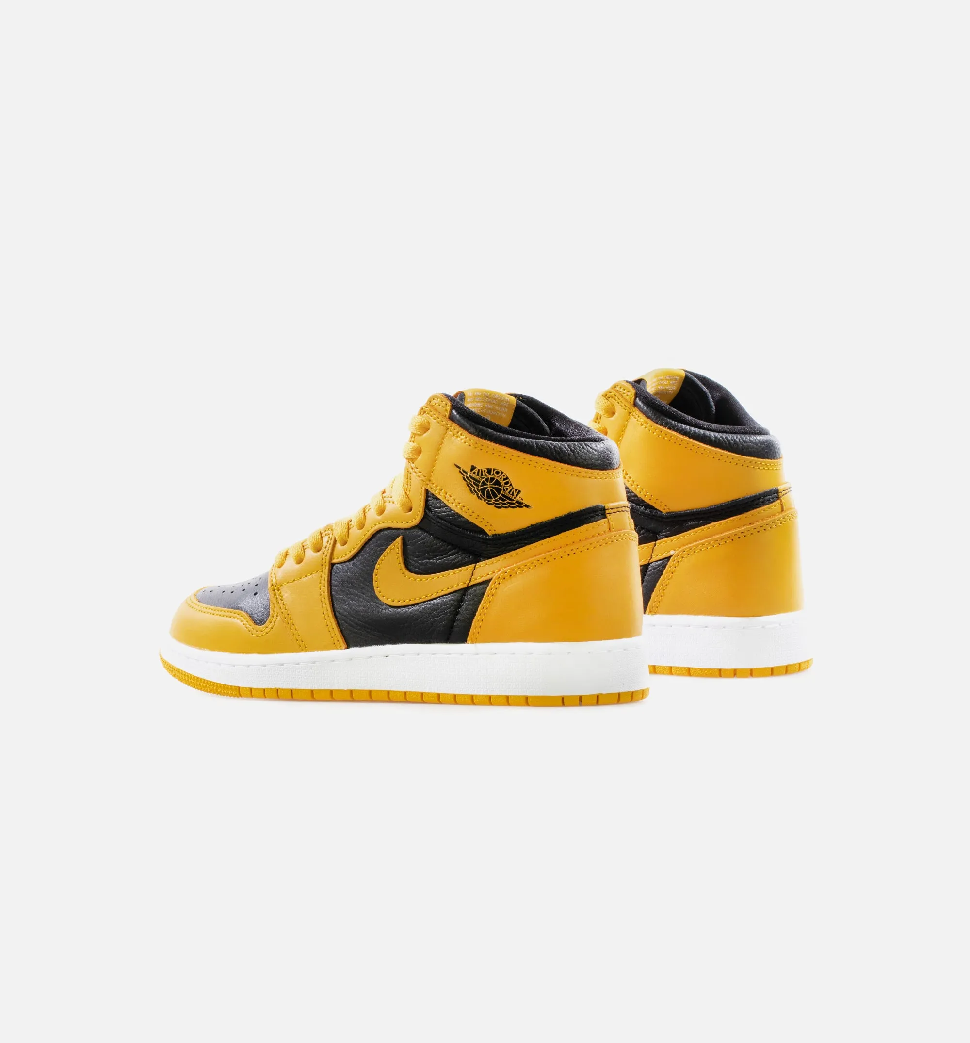 Air Jordan 1 Retro High OG Grade School Lifestlye Shoe - Pollen/Black/White Limit One Per Customer