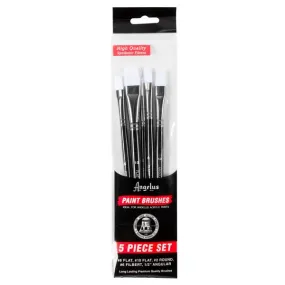 Angelus 5 Piece Paint Brush Set