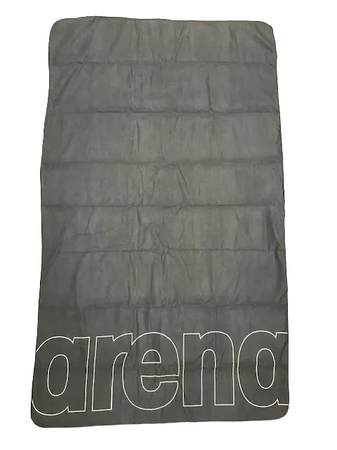 Arena Smart Plus pool-gym towel 005311 101 grey-white One size 150x90cm