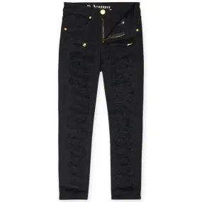 Argonaut Nations Kids Heavy Ripped Jeans (Black)