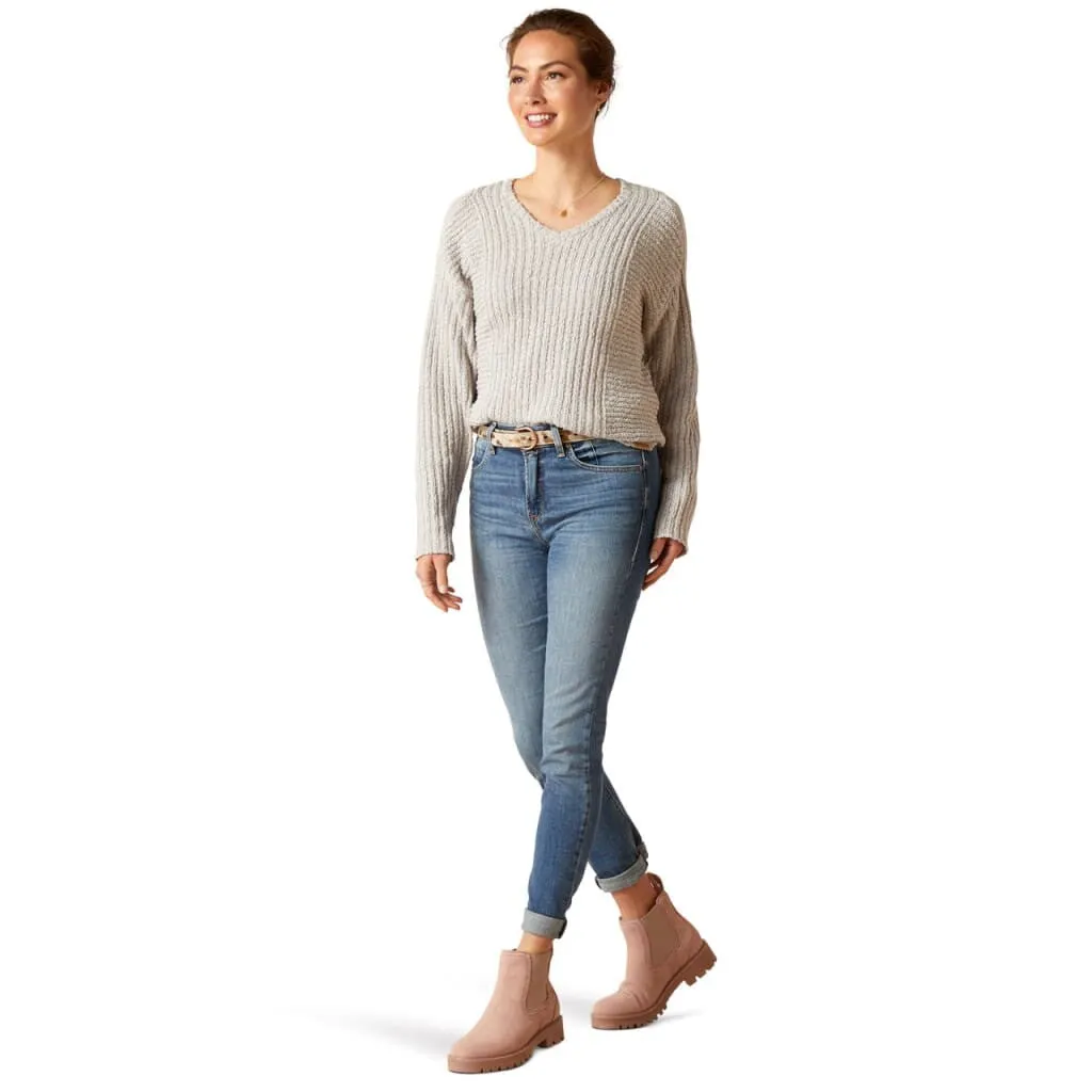 Ariat Ladies Daneway Sweater Heather Grey