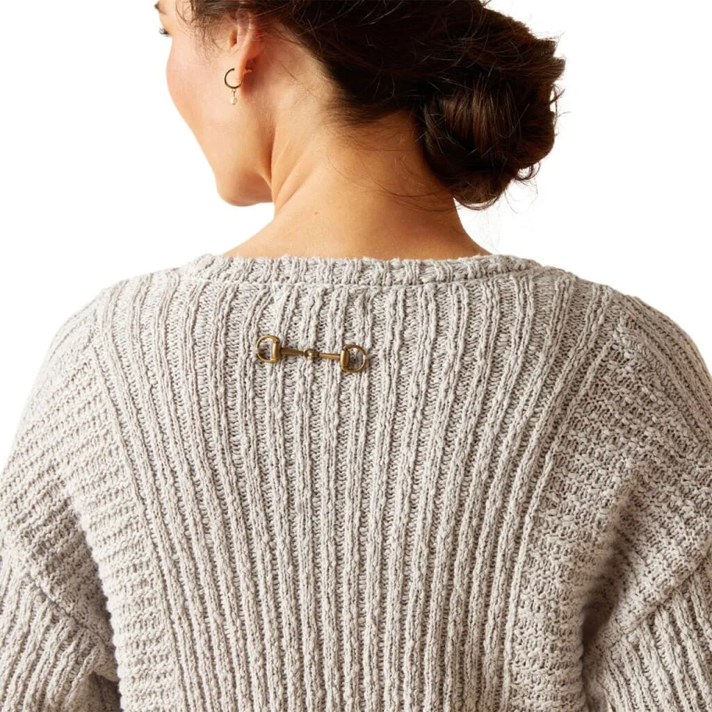 Ariat Ladies Daneway Sweater Heather Grey