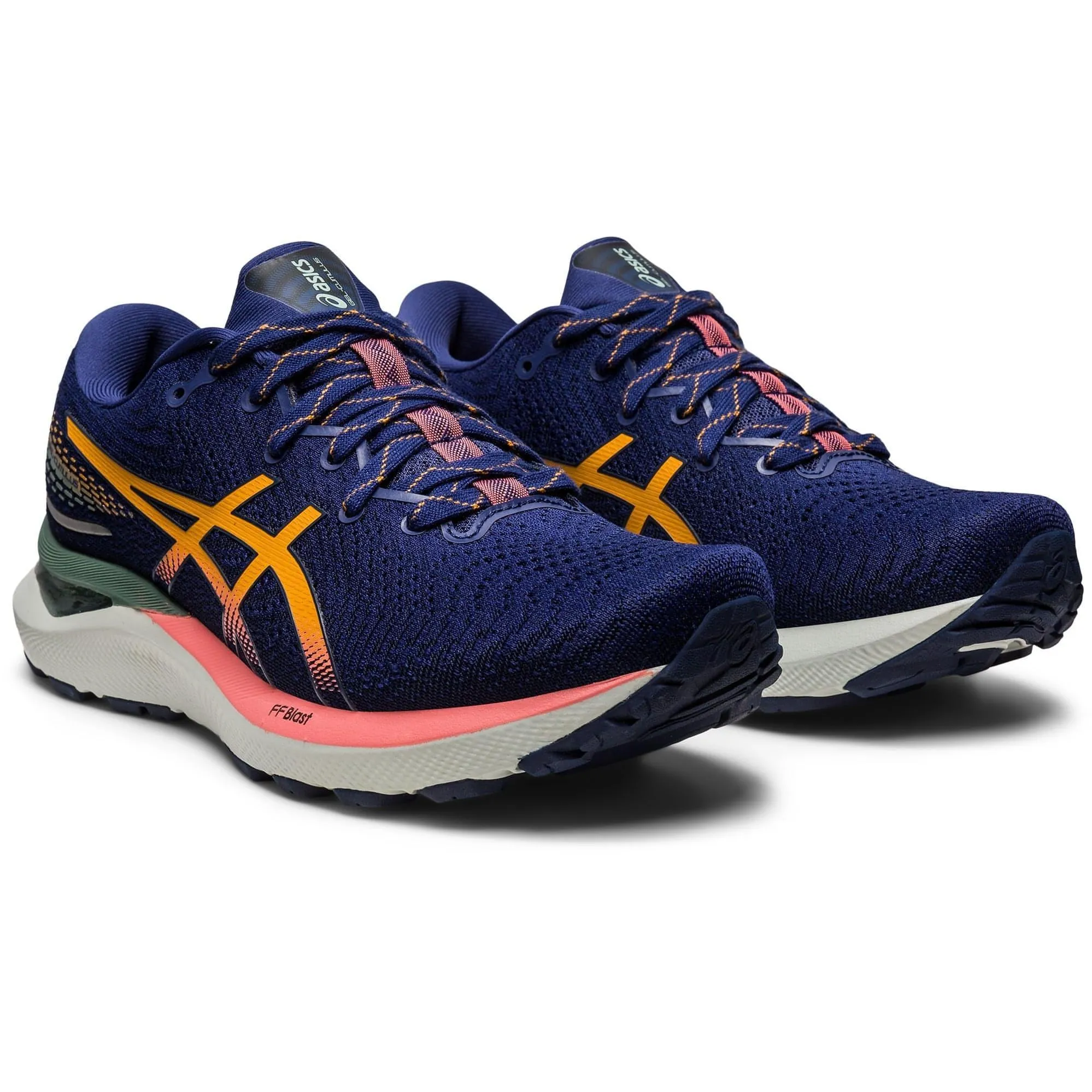 Asics Gel Cumulus 24 TR Womens Trail Running Shoes - Navy