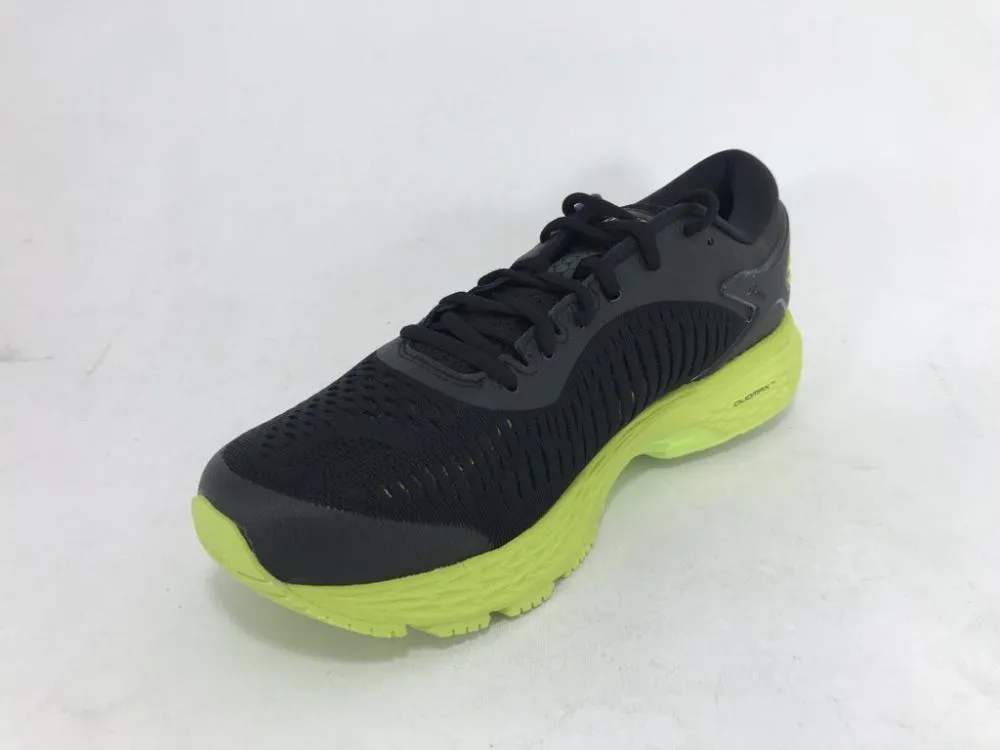 Asics men's running shoe GEL KAYANO 25 1011A019 001 black neon lime