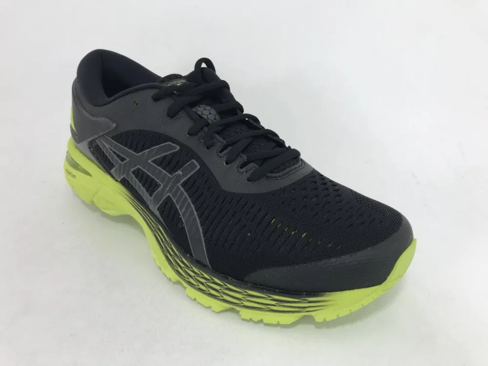 Asics men's running shoe GEL KAYANO 25 1011A019 001 black neon lime