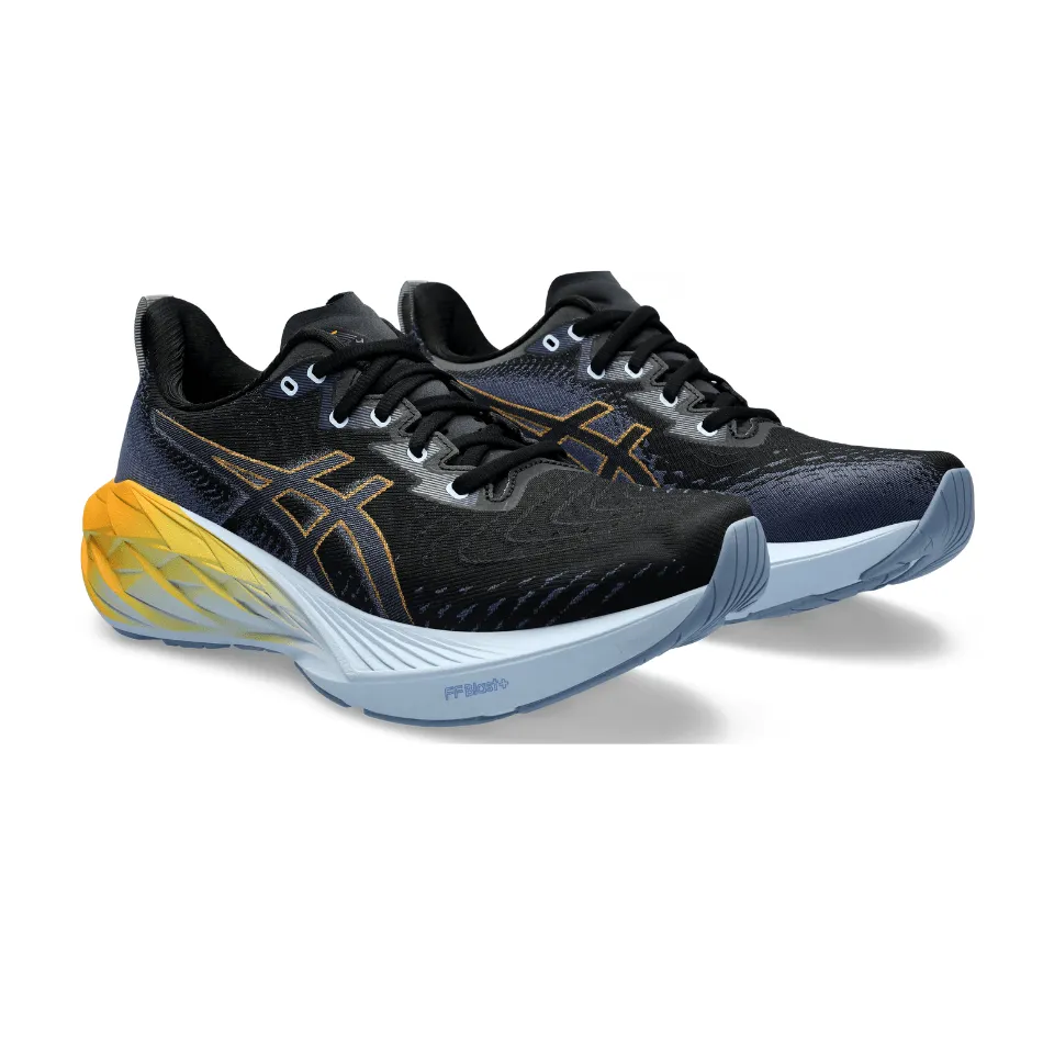 Asics Novablast 4 Men's Running Shoes SS24 Black / Thunder Blue