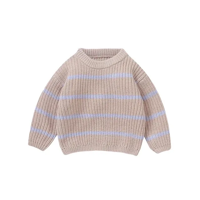 AVERY Striped Knitted Sweater