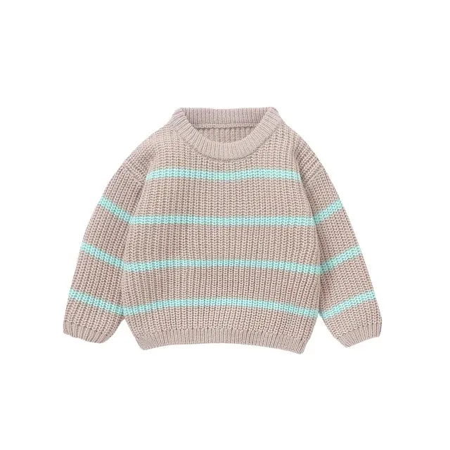 AVERY Striped Knitted Sweater