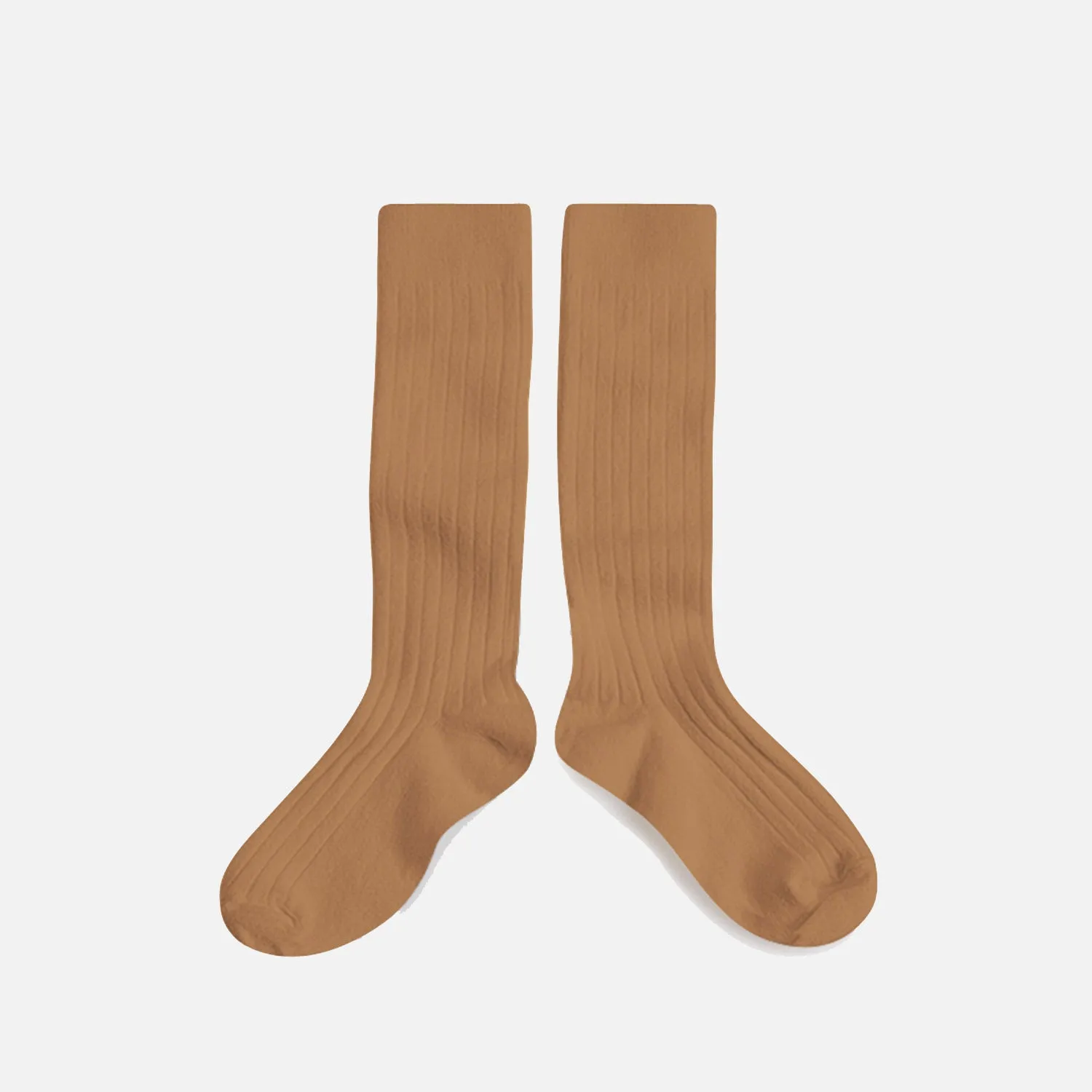 Babies & Kids Cotton Knee Socks - Caramel