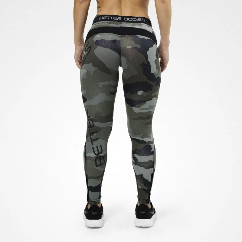 Better Bodies Camo Long Tights - Camoprint