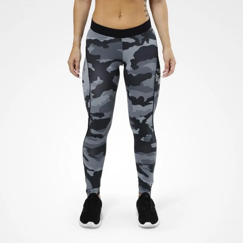 Better Bodies Camo Long Tights - Grey Camoprint