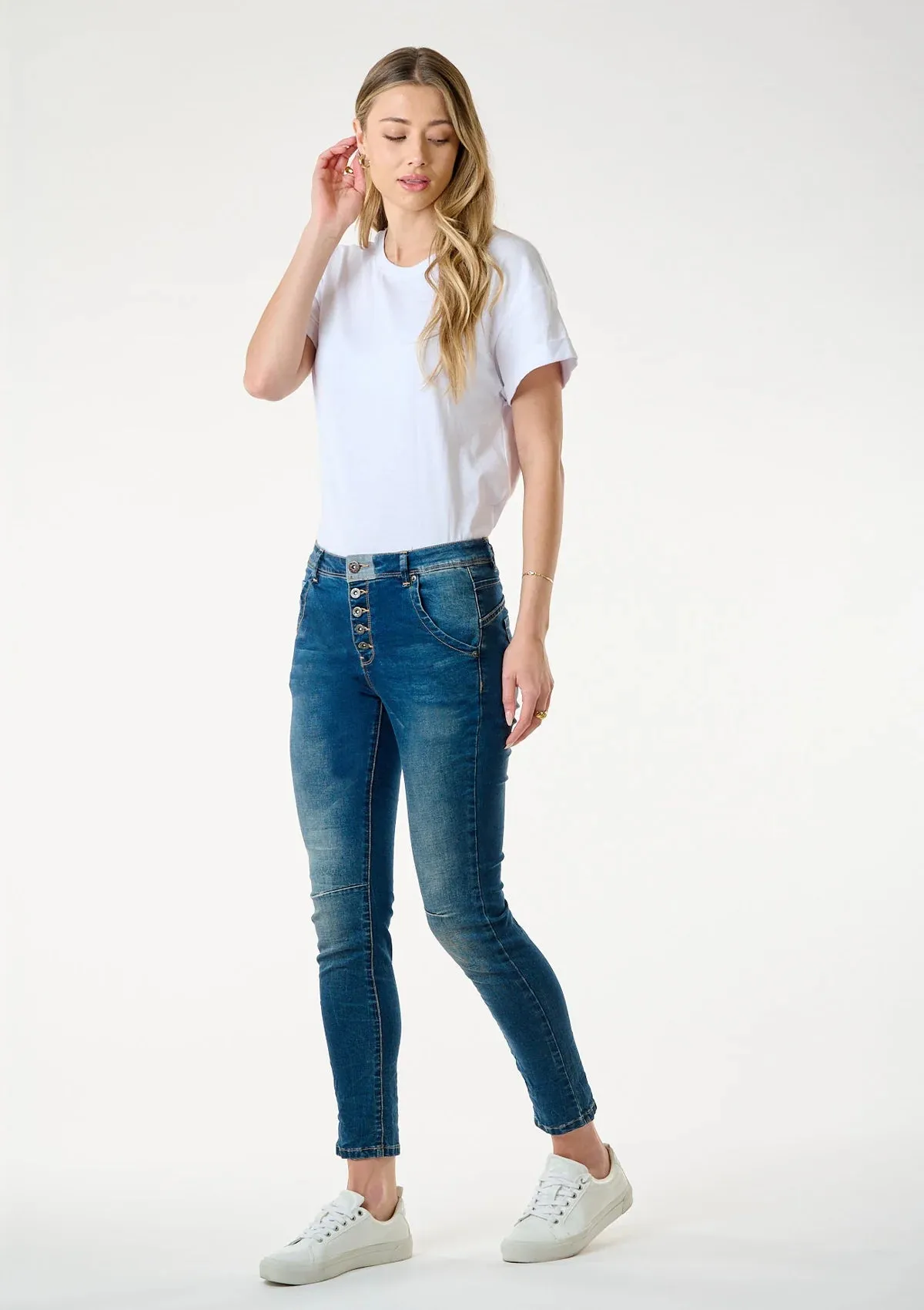 Bianco Bay Jeans - Blue Denim