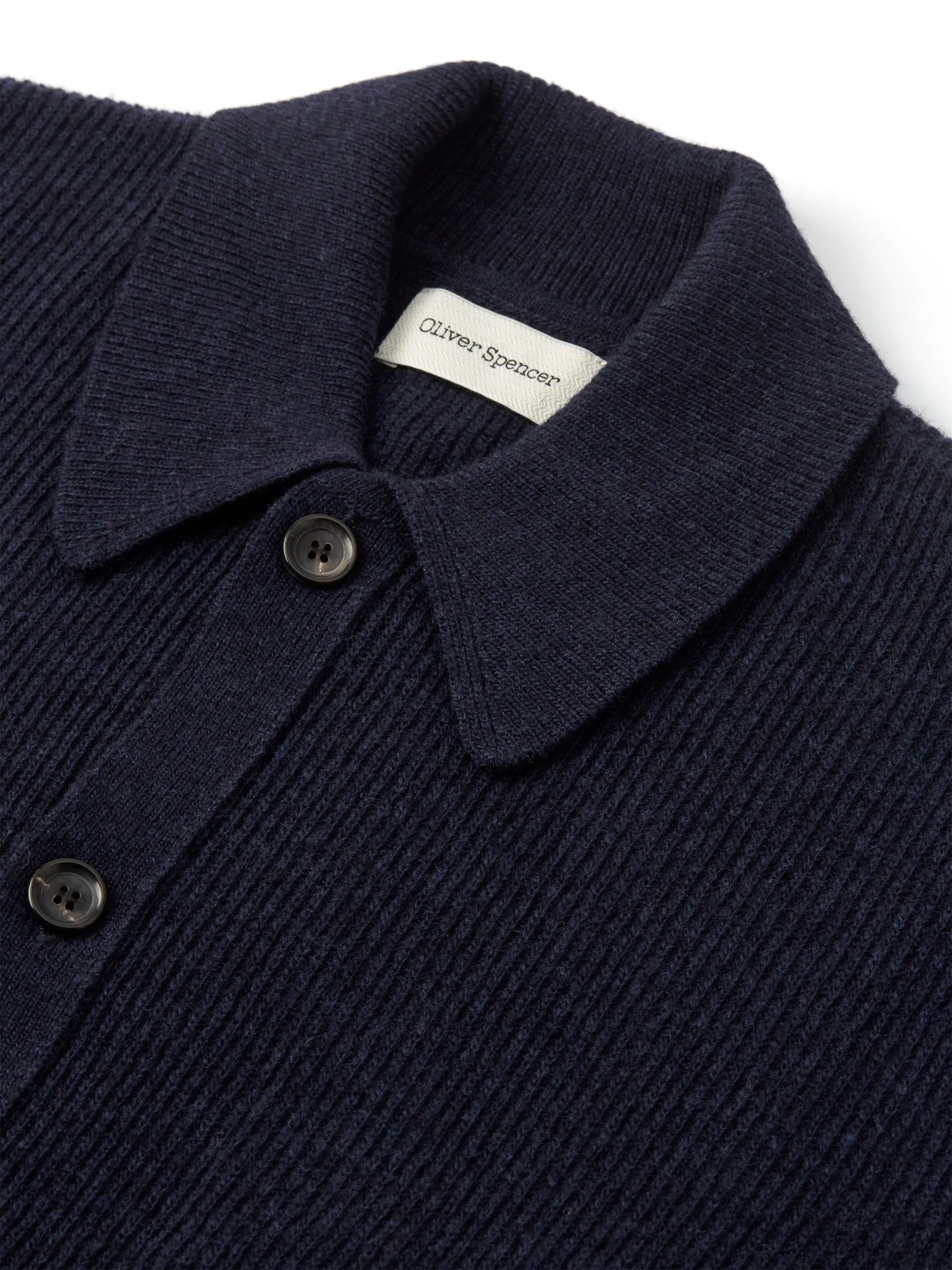 Britten Knitted Cardigan Greeves Navy