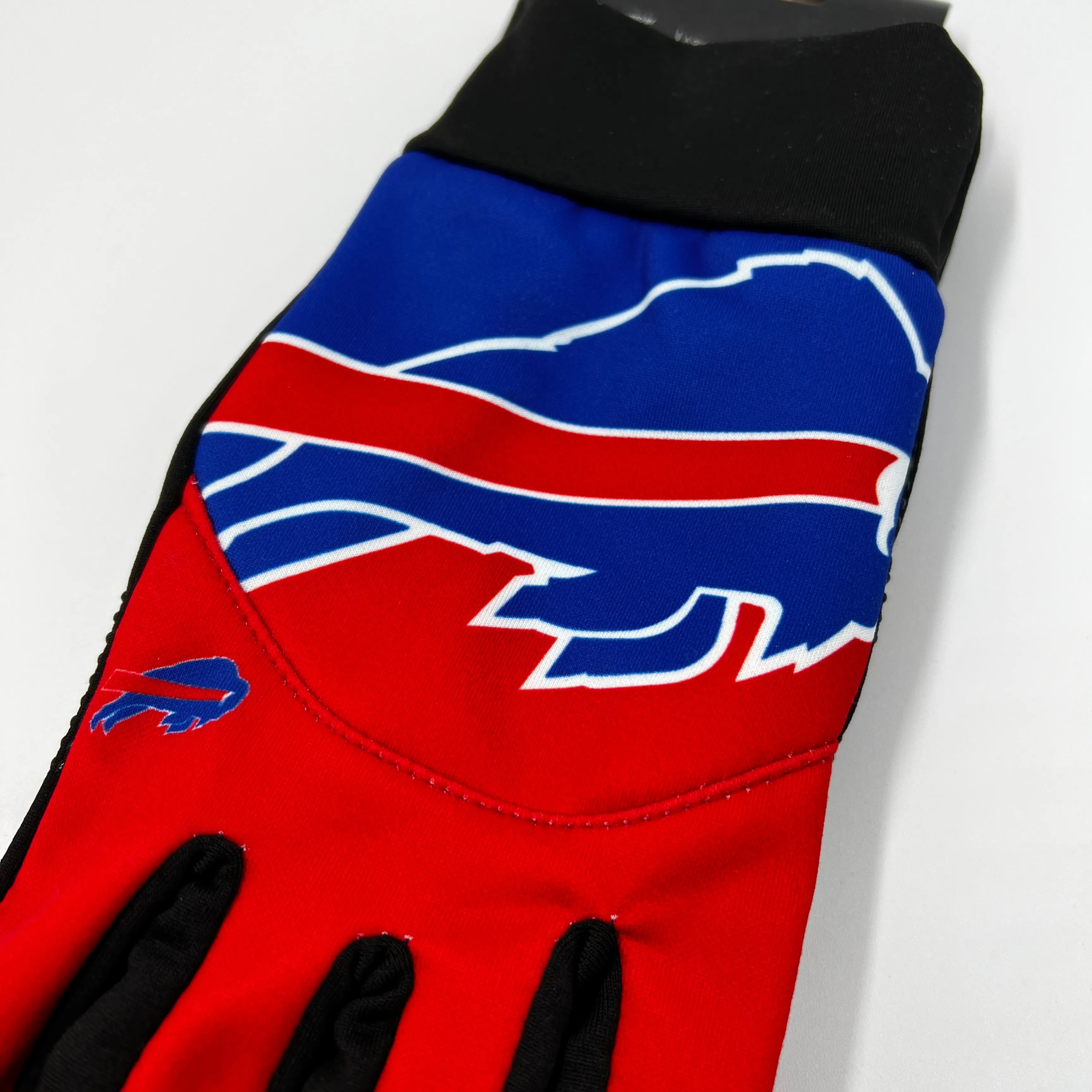 Buffalo Bills With Charging Buffalo Logo Texting Tip Gloves