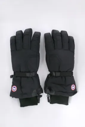 Canada Goose Mens Winter Accessories Gloves & Mitts Down Gloves  - Black