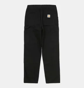 Carhartt WIP Double Knee Pant in Black Rinsed