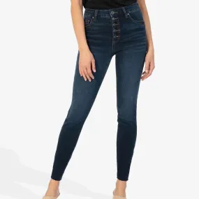 Connie Fab Ab Skinny Jean (Giddy Wash)