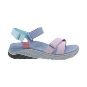 Dansko Women's Racquel Sandal - Sky Multi Webbing