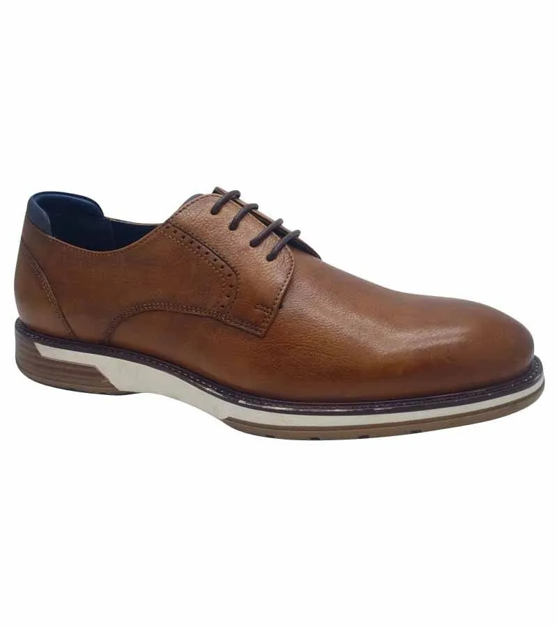 Escape Mens Tan Leather Shoe - Houston