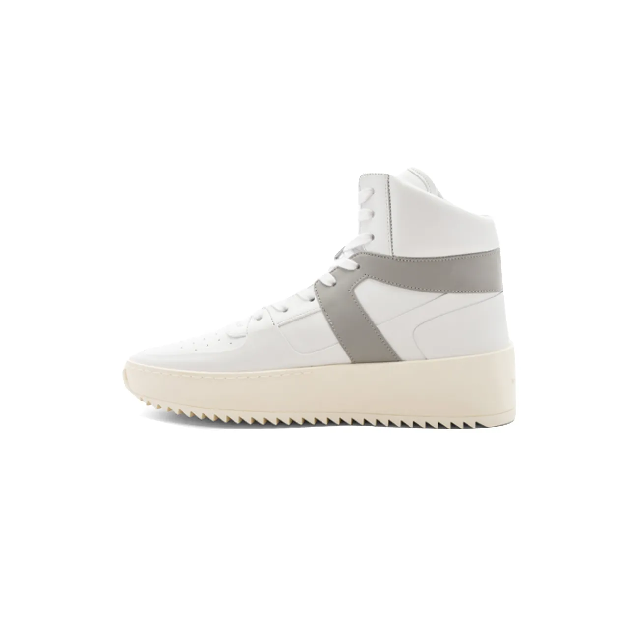 FEAR OF GOD BASKETBALL SNEAKER - LEATHER WHITE/ PERLA