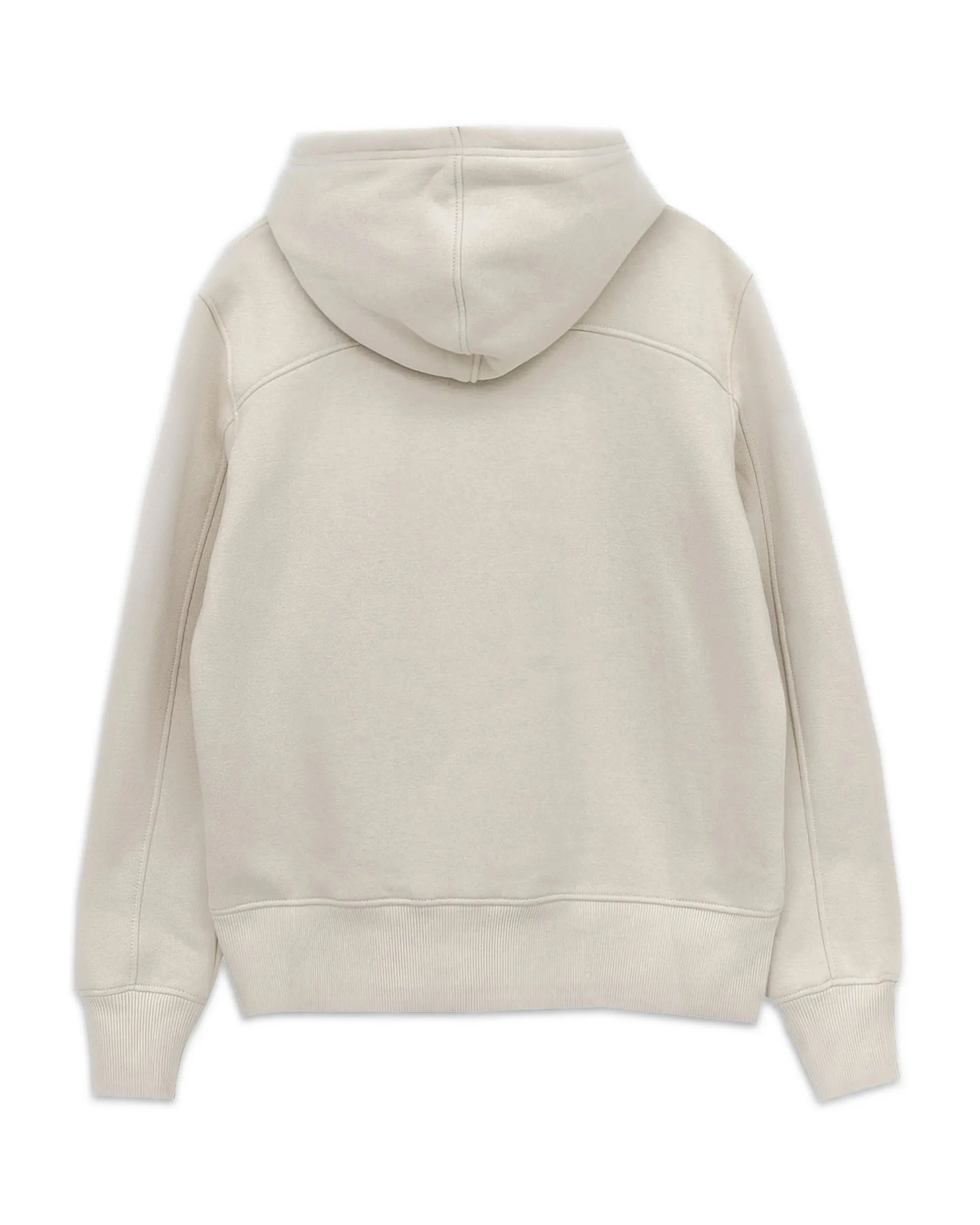 Felpa Donna Calvin Klein Jeans Archival Monologo Hoodie Eggshell