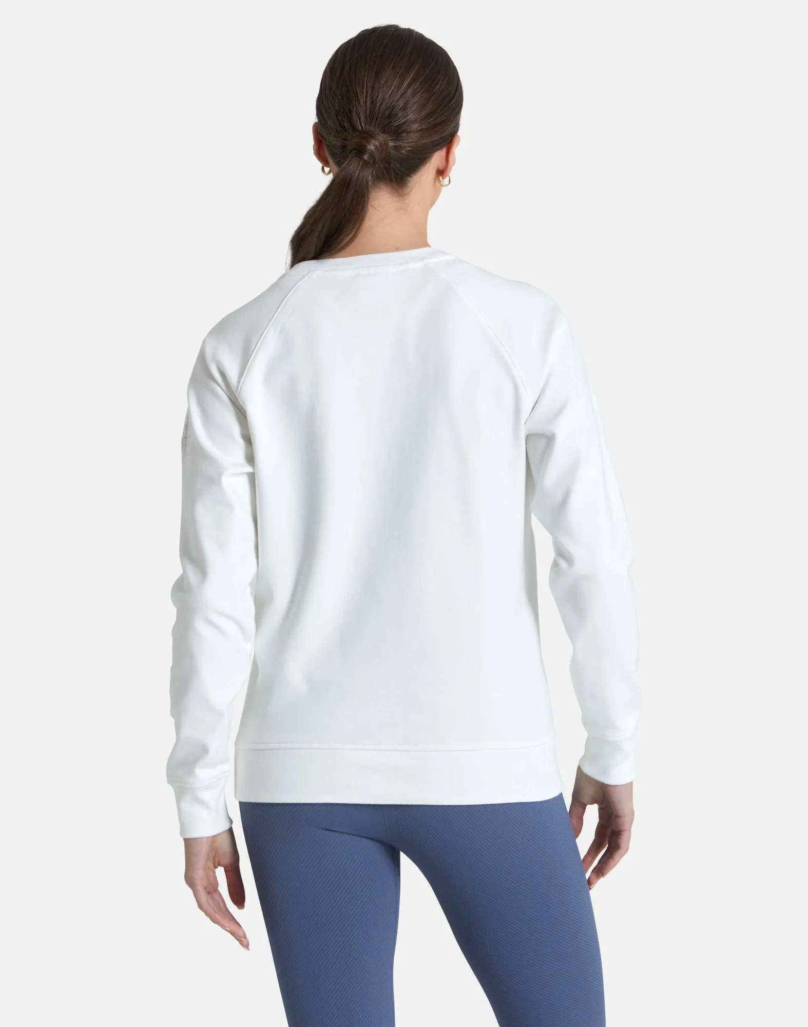 Gym Coffee Essential Crew (Womens) - Ivory White