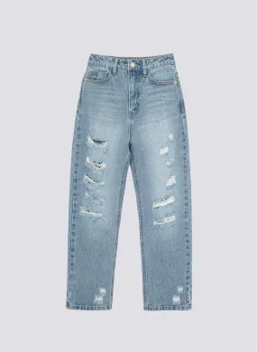 Habitual Kids High Rise Straight Leg Jeans