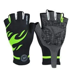 Half Finger Cycling Gloves Gel Pad Shockproof Cycling Gloves Breathable Bike Gloves No Velcro Biking Gloves Road MTB