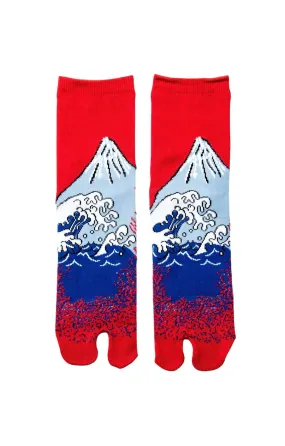 Hokusai Fuji San Tabi Socks