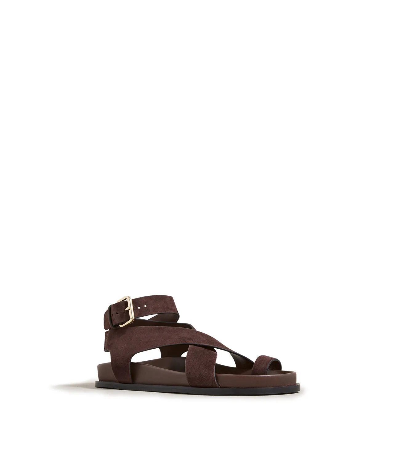 JALEN SANDAL- WALNUT SUEDE