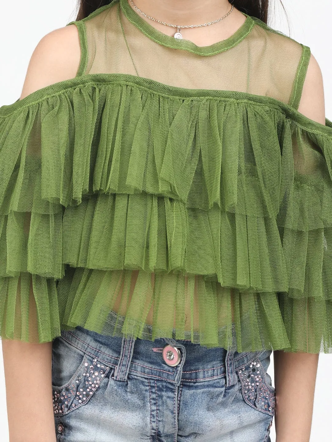 Layered top-Green