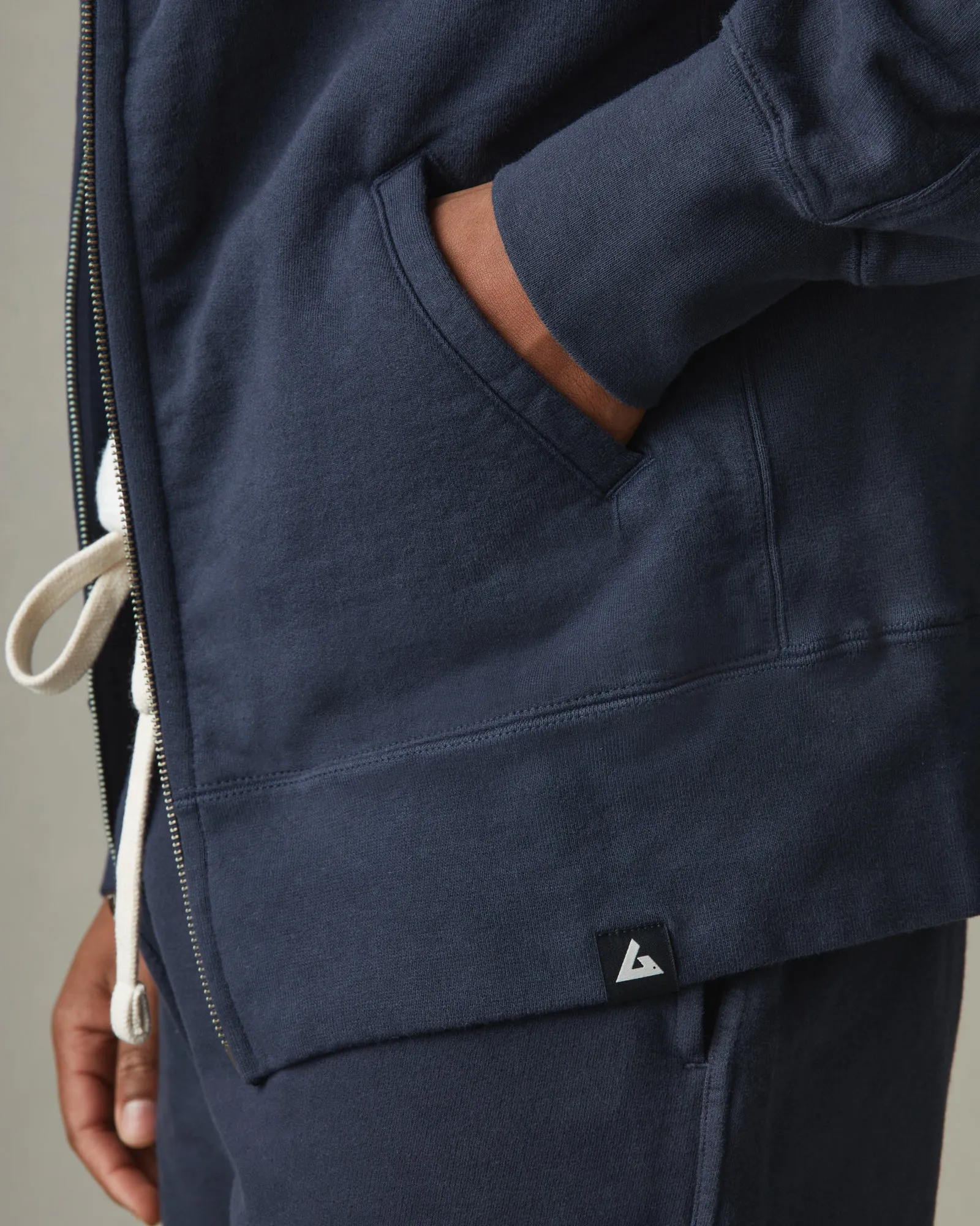 Moto Full Zip - Oxford Blue