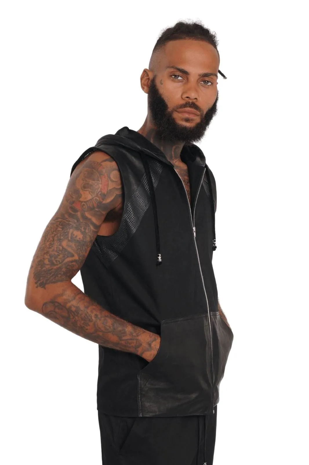 Obsidian Mens Hooded Vest