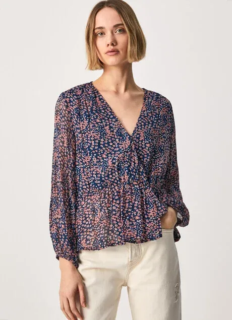 Pepe Jeans Marisa crossover top PL304226 0AA multi