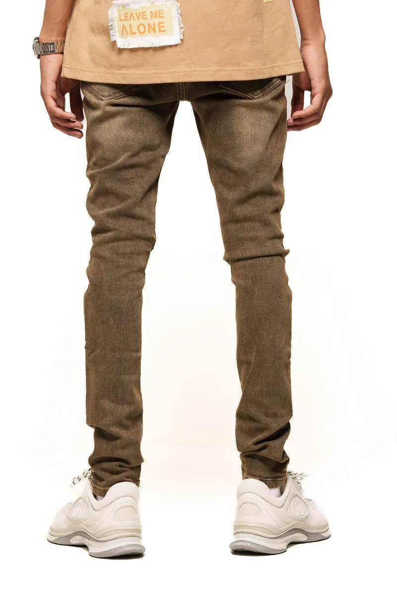 PHEELINGS MENTALLY ELSEWHERE SKINNY DENIM (BROWN)