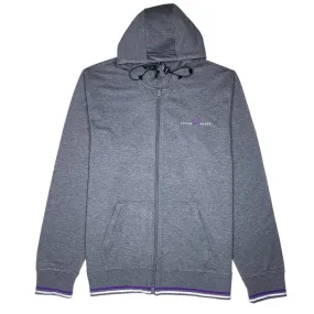 Psycho Bunny Palmer Full Zip Hoodie (Heather Storm) - B6H114N1FL