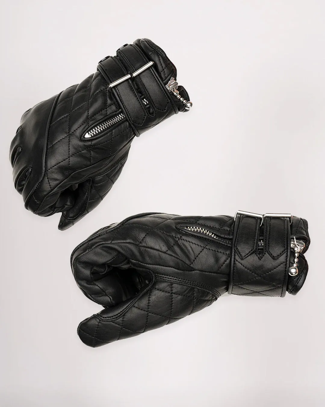 Quilted Cafe Racer Gloves