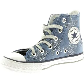 Scarpe da bambina  Converse - Art. 658882C sneakers tela alta jeans sportivo