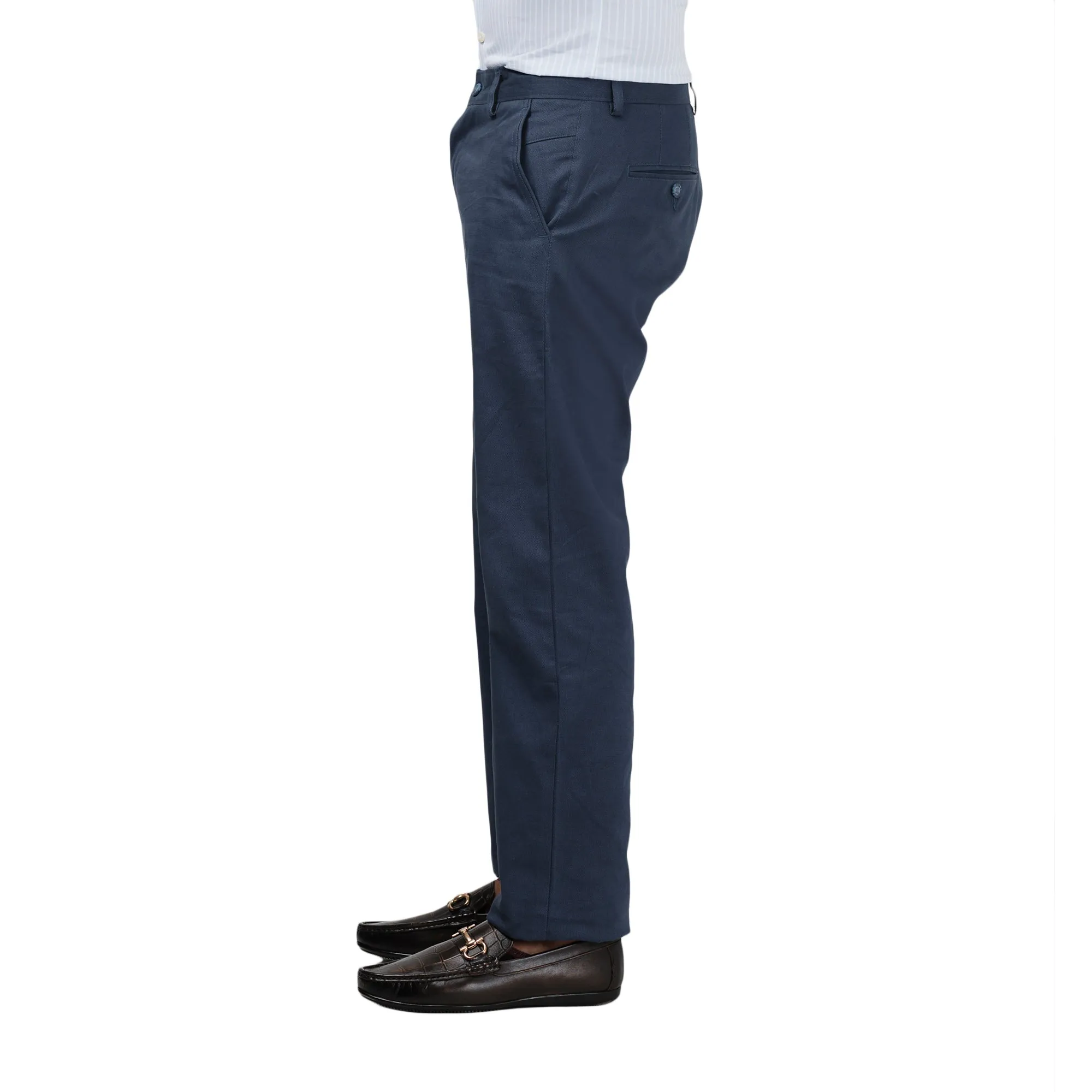 Slim Fit Navy Chinos